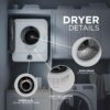 DMD Collective - 3kg Tumble Dryer, Vented Tumble Dryers, Dryer Machine [Energy Class F]