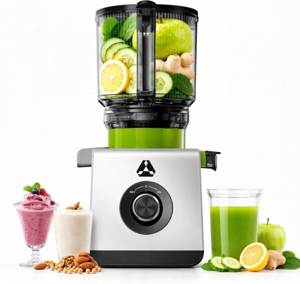 71x0SqguSoL._AC_SL1500_.jpg AAOBOSI 3-in-1 Cold Press Juicer, 165mm Wide Feed Chute for Whole Fruits