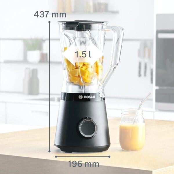 71xrULUfqHL._AC_SL1500_.jpg Bosch Hausgeräte VitaPower Series 4 MMB6141B Stainless Steel Blender Blender Made