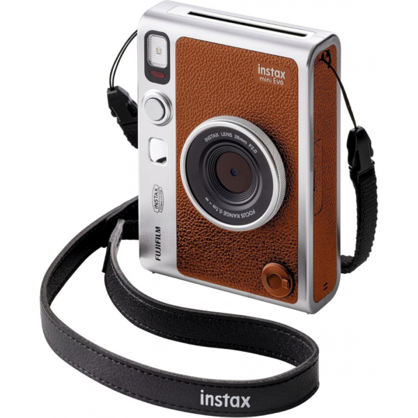 8-11.png instax mini EVO Hybrid camera and smartphone printer, BROWN