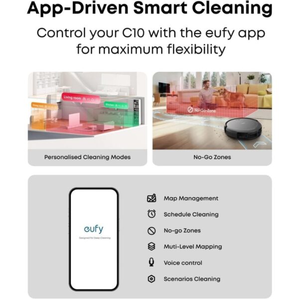 8-28.jpg eufy Robot Vacuum C10,Self Emptying,8 Weeks Hands Free,Powerful Suction