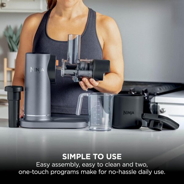 Ninja Cold Press Juicer Machine with Jug & Pulp Container