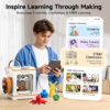 Weefun TINA2C 3D Printer for Beginners & Kids with Filament Starter Bundle