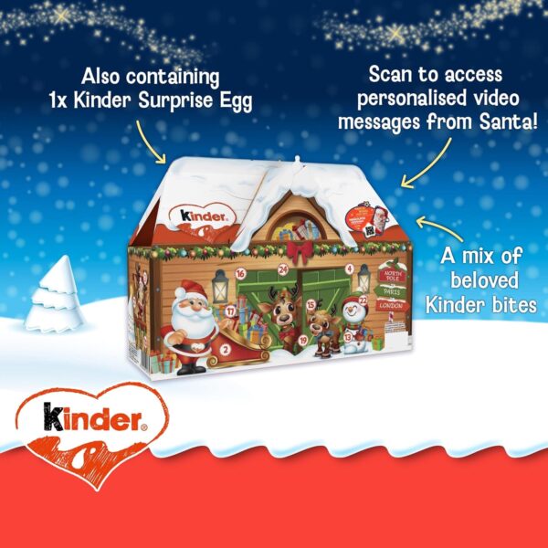 810lguOOEnL._AC_SL1500_.jpg Kinder Chocolate House Christmas Advent Calendar 2026, Pack of 24 (234g)