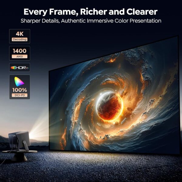 Projector 4K with VIDAA OS