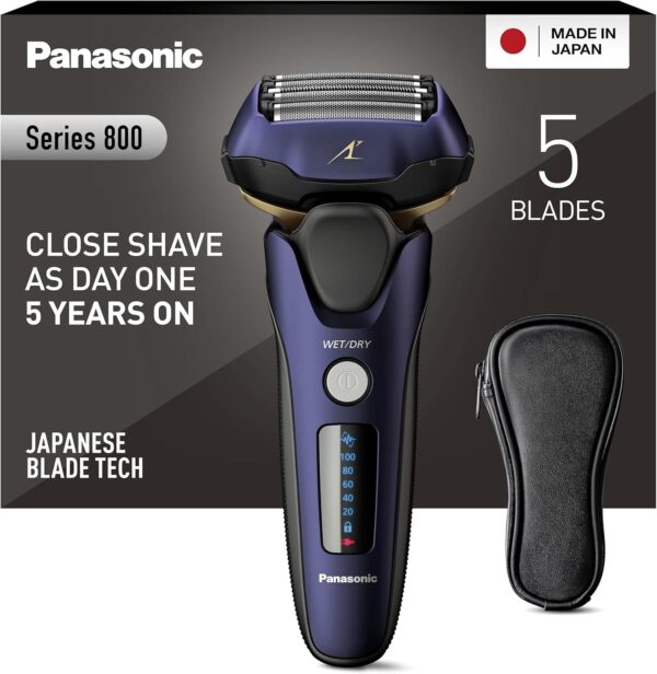 814wOrNH65L._AC_SL1500_.jpg Panasonic Series 800 ES-LV67 , 5-Blade Wet & Dry Electric Shaver For Men