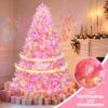 Pink Rotating Christmas Tree Prelit 7ft