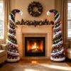 5 Ft Pop Up Christmas Tree with 16.5 Ft String Lights