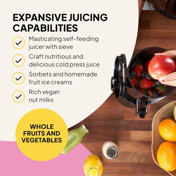 818AaQqfyL._AC_SL1500_.jpg Fridja f2500 Self-Feeding Juicer, 135mm Chute, Whole Fruit, 250W Cold Press
