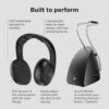 81AYCAaVMzL._AC_.jpg Sennheiser RS 120-W On-Ear Wireless Headphones for Crystal-clear TV Listening with 3 Sound Modes, Lightweight Design, Easy Volume Control, 60 m Range and Convenient Transmitter/Charger Combo - Black
