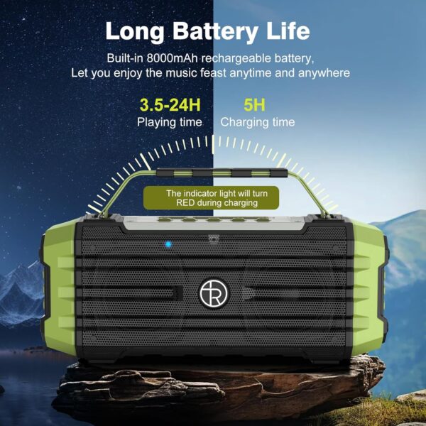 81AoCmmNiHL._AC_SL1500_.jpg TOMPROAD Portable Bluetooth Speaker 120W Peak 80W Wireless Speakers