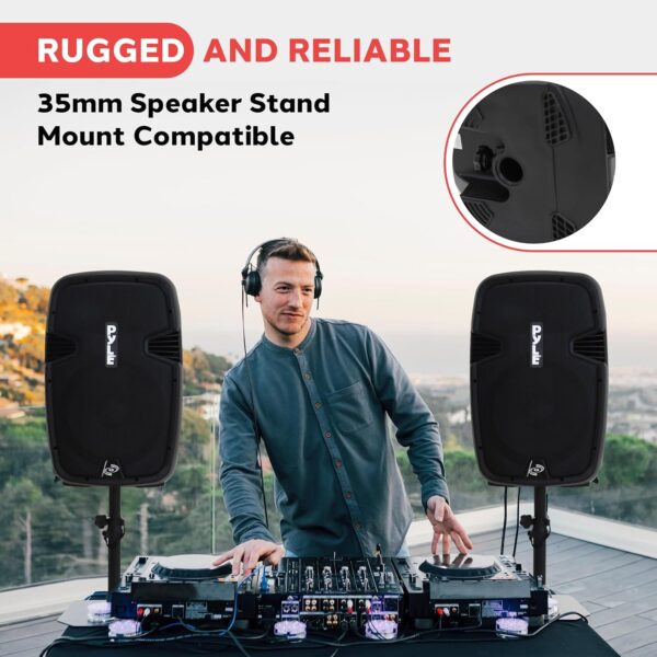 81AxjHye52L._AC_SL1500_.jpg Pyle Portable Bluetooth PA Speaker System, 12"