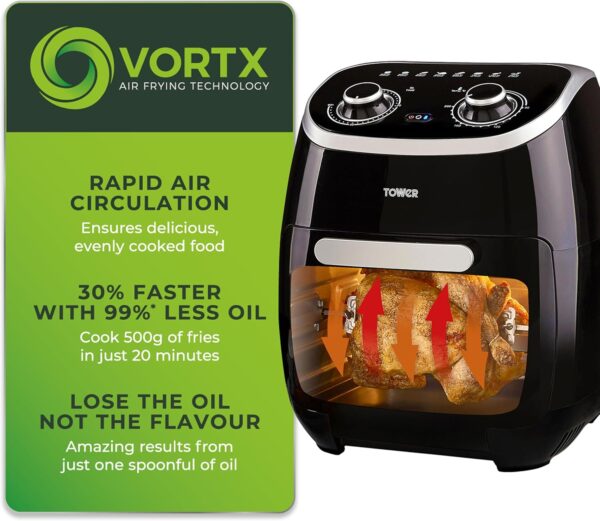 81B4DF9fRrL._AC_SL1500_.jpg Tower T17038 Xpress 5-in-1 Manual Air Fryer Oven