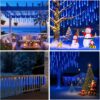 Christmas Lights Outdoor 24 Tube 576 LED Meteor Shower Lights Blue [Energy Class F]