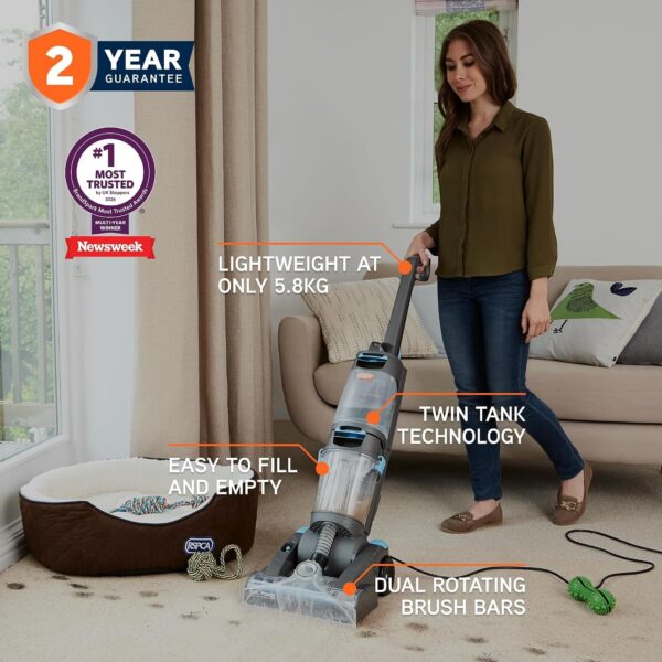 81CANjokeFL._AC_SL1500_.jpg Vax Dual Power Pet Advance Upright Carpet & Upholstery Cleaner ECR2V1P