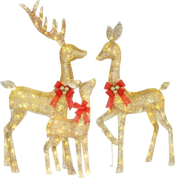 81Ci26fZaBL._AC_SL1500_-1.jpg HOYECHI Lighted Christmas Decoration Deer 3 Piece