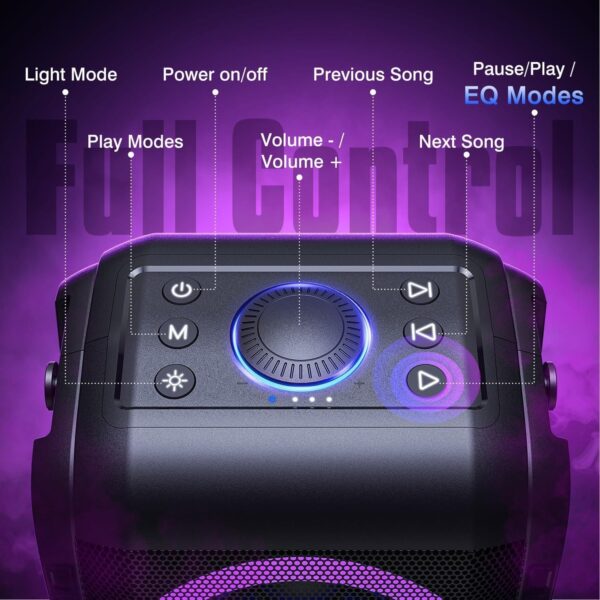 81CvuWYVu8L._AC_SL1500_.jpg W-KING Bluetooth Speaker Loud, 180W Max Portable Party Wireless Speakers