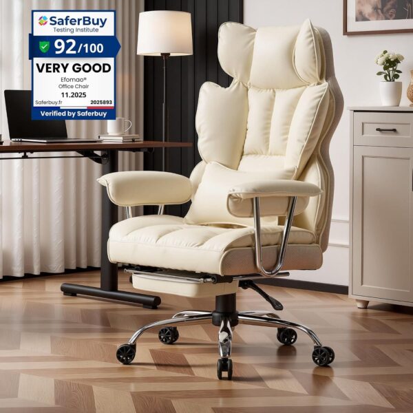81DX2-fAb3L._AC_SL1500_.jpg Efomao Desk Office Chair, Big and Tall PU Leather Ergonomic Office Chair