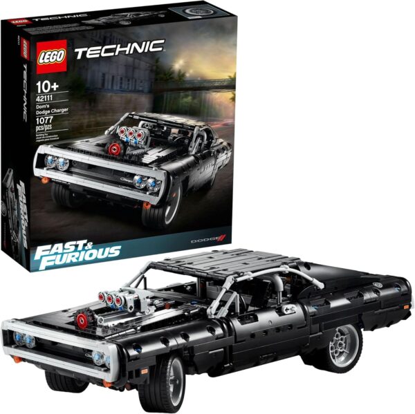 81EBHsrXfnL._AC_SL1500_.jpg LEGO Technic Fast & Furious Dom's Dodge Charger 42111 Race Car Building Set