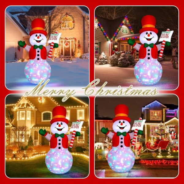 81FozhhoE4L._AC_SL1500_.jpg 8FT Christmas Inflatable Outdoor Decoration Snowman
