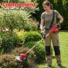 81GQqoJRtTL._AC_SL1500_.jpg Cordless Strimmer 21V with 2×2000mAh Battery & Charger,Grass Trimmer Cordless with 14 Blades Cutting System