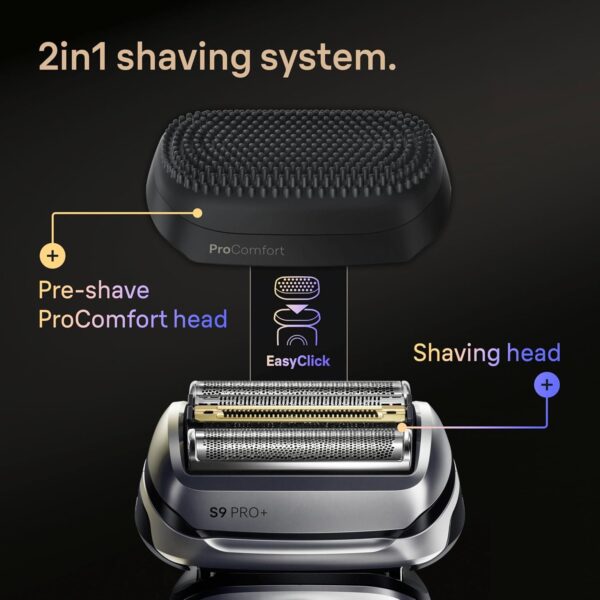 81I2DyIsg3L._AC_SL1500_.jpg Braun Series 9 PRO+ Electric Shaver for Men, Black, 9690CCE