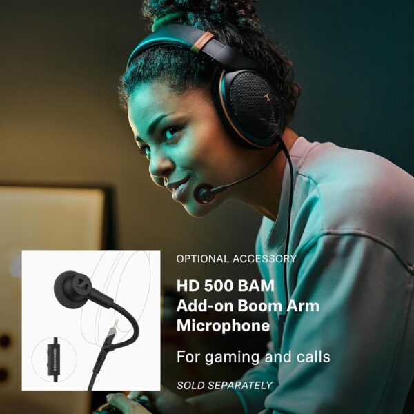 81ITuySBbzL._AC_SL1500_.jpg Sennheiser HD 599 SE Open-Back, Wired Over Ear Headphones, Premium Design, Natural Balanced Audio, Comfortable Fit for Music, Gaming, School, Work, Black