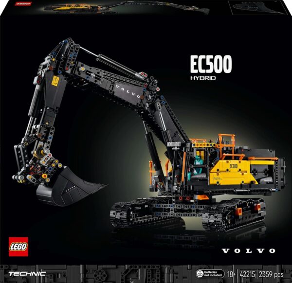 81JAGAxZqBL._AC_SL1500_.jpg LEGO Technic Volvo EC500 Hybrid Excavator 42215