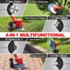 81JxQHjCHJL._AC_SL1500_.jpg Cordless Strimmer 21V with 2×2000mAh Battery & Charger,Grass Trimmer Cordless with 14 Blades Cutting System