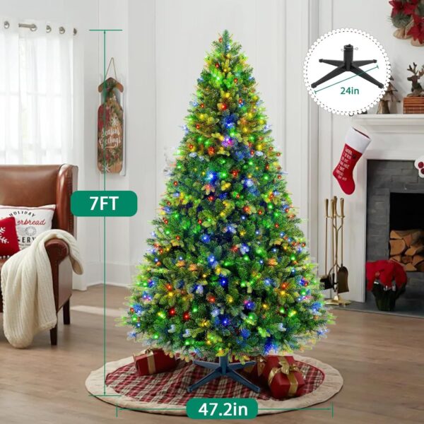 81LhdEaYAPL._AC_SL1500_.jpg 360° Rotating Prelit Christmas Tree 7ft - Musical Artificial Christmas Tree with Remote Control