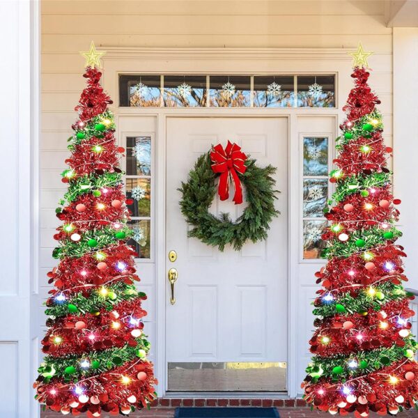 81M0mvRGM6L._AC_SL1500_.jpg 5 Ft Pop Up Christmas Tree with 16.5 Ft String Lights