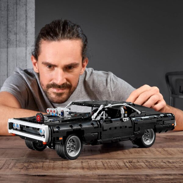 81NfA3S2TcL._AC_SL1500_.jpg LEGO Technic Fast & Furious Dom's Dodge Charger 42111 Race Car Building Set