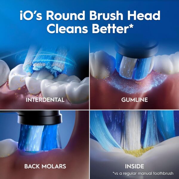 Oral-B iO9 Electric Toothbrush for Adults, Black
