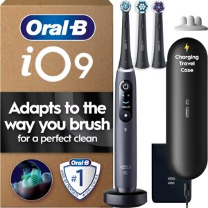 81PJHDpehqL._AC_SL1500_.jpg Oral-B iO9 Electric Toothbrush for Adults, Black, App Connected Handle, 7 Cleaning Modes, Includes 3 Brush Heads