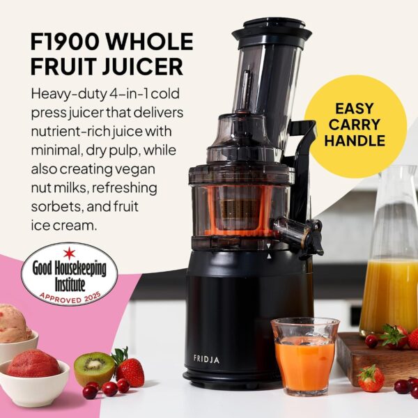 81PhVSLQDAL._AC_SL1500_.jpg Fridja f1900 Cold Press Juicer, 240W Slow Juicer, 78mm Chute, BPA-Free