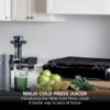 Ninja Cold Press Juicer Machine with Jug & Pulp Container