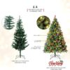 81RYO8dR6dL._AC_SL1500_.jpg VeryMerry 6FT Pre Lit Christmas Tree 2in1 Dual-Color
