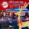 81VKrZgEqTL._AC_SL1500_.jpg HOYECHI Lighted Christmas Decoration Deer 3 Piece