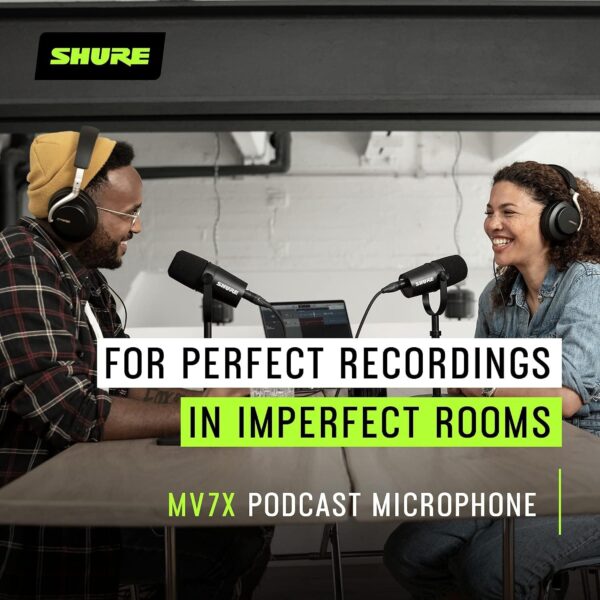 81VdZBCFzQL._AC_SL1500_.jpg Shure MV7X Microphone - XLR Only Pro Quality Dynamic Mic for Podcasting & Vocal Recording