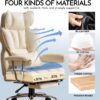 81X7QmiG5SL._AC_SL1500_.jpg Efomao Desk Office Chair, Big and Tall PU Leather Ergonomic Office Chair