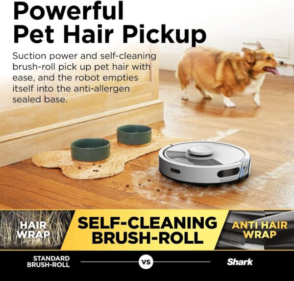 81XQxIvFLL._AC_SL1500_.jpg Shark Matrix Plus 2-in-1 Robot Vacuum and Mop with Selfcharging Base, White