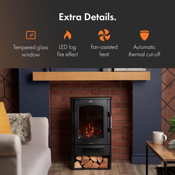 81ZUAXbJKPL._AC_SL1500_.jpg Vonhaus Electric Log Burner 2000W – 2 Heat Settings – Black