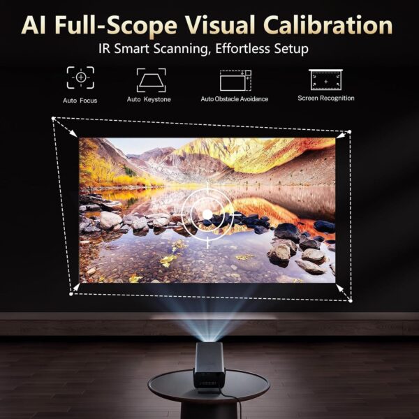 X7 Smart Projector 4K Support Native