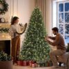 81coQquWrFL._AC_SL1500_.jpg Shareconn 6.5ft Artificial Fir Function Christmas Tree with Lights,17 modes