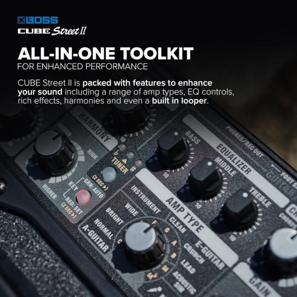 81cs1lsUIHL._AC_SL1500_.jpg BOSS CUBE Street II | Portable Battery-Powered Stereo Amplifier Sound | Ideal for Street Performers