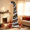5 Ft Pop Up Christmas Tree with 16.5 Ft String Lights