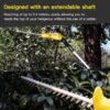 81ffruI7JSL._AC_SL1500_.jpg Cordless Pole Hedge Trimmer, PHIWOS 2.0Ah Battery and Charger Include