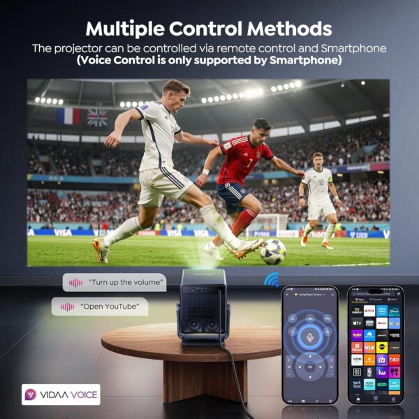 Projector 4K with VIDAA OS