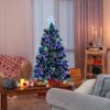 81fzivZMJYL._AC_SL1500_.jpg 6ft Fibre Optic Christmas Tree Indoor Xmas Decoration, Green
