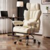 81hWO4YexcL._AC_SL1500_.jpg Efomao Desk Office Chair, Big and Tall PU Leather Ergonomic Office Chair
